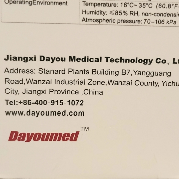 Dayoumed Infrared Thermometer Touchless Easy Use Fever Detection - Picture 5 of 7